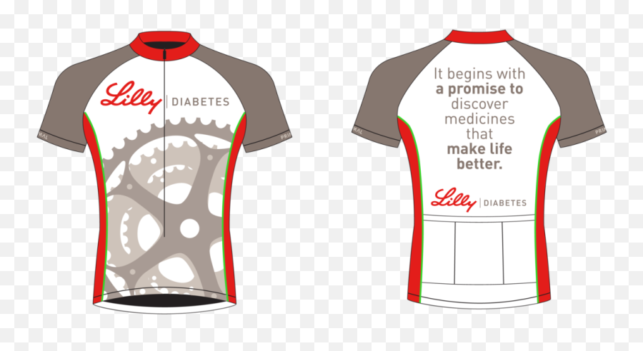 Lilly Diabetes Tour De Cure Jersey - Eli Lilly Png,Lilly Png