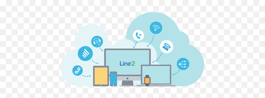 Skype Alternative - Line2 Vs Skype For Businesses App Circle Png,Skype Png