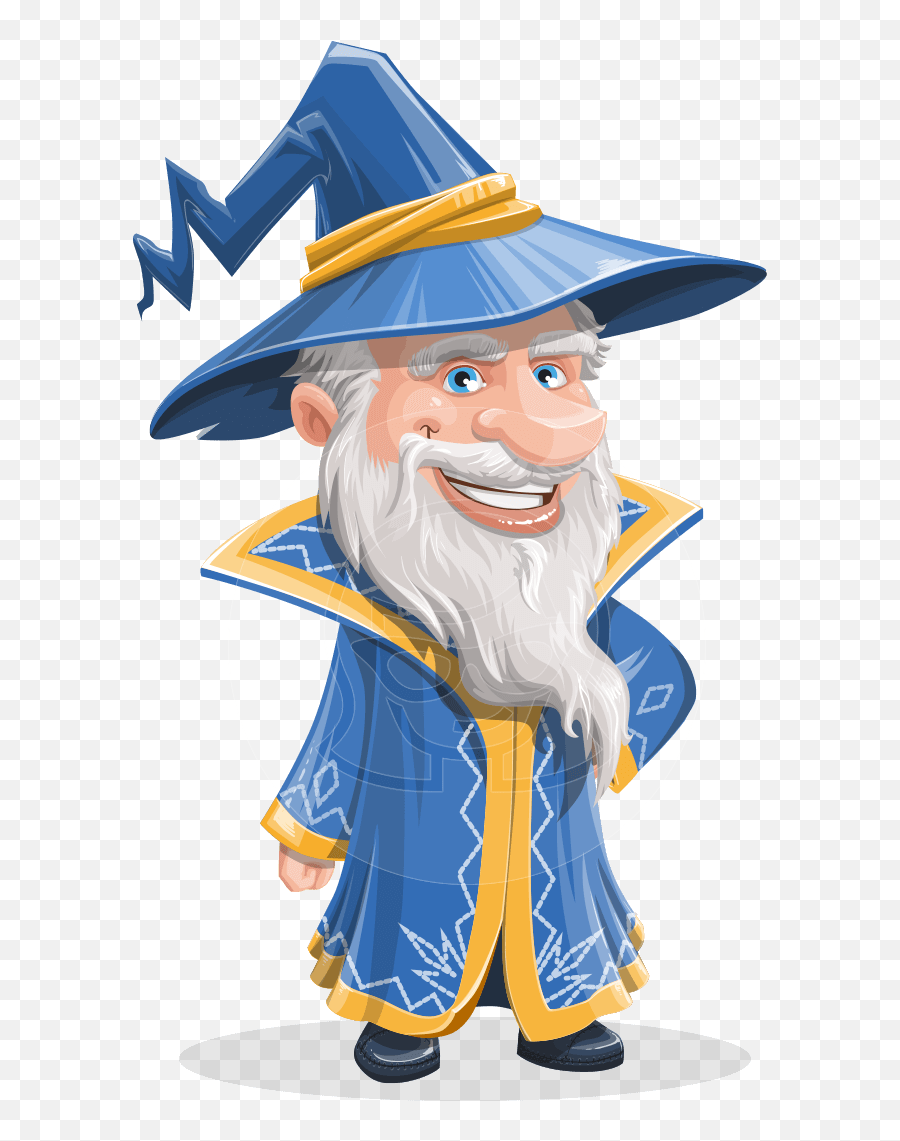 Magician Clipart Old Picture - Magician Animation Png,Wizard Beard Png