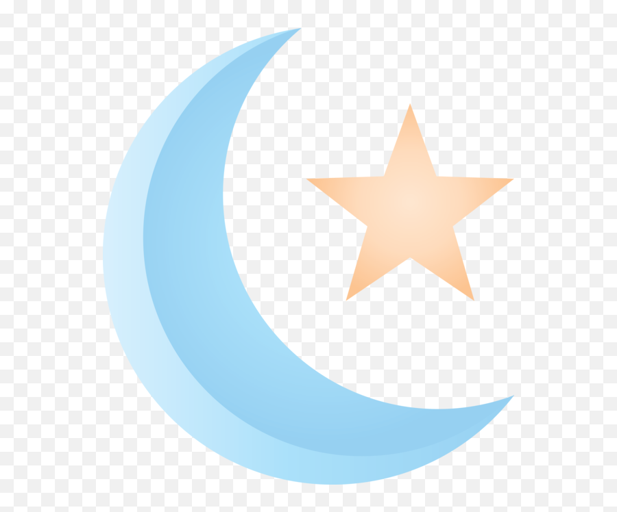 Crescent Star Circle For Eid Ramadan - Circle Png,Crescent Png