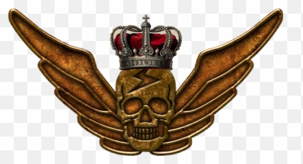 Skull Logo Shield Sword - Knight Png Hd