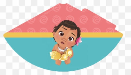 Chapeuzinho De Festa Moana Baby - Moana Bebe Png,Baby Moana Png