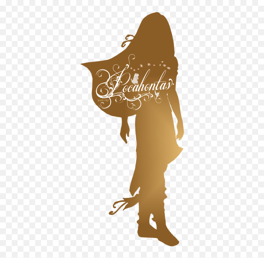 Download Putri Disney Wallpaper With A Lampshade Entitled - Pocahontas Silhouette Png,Pocahontas Png