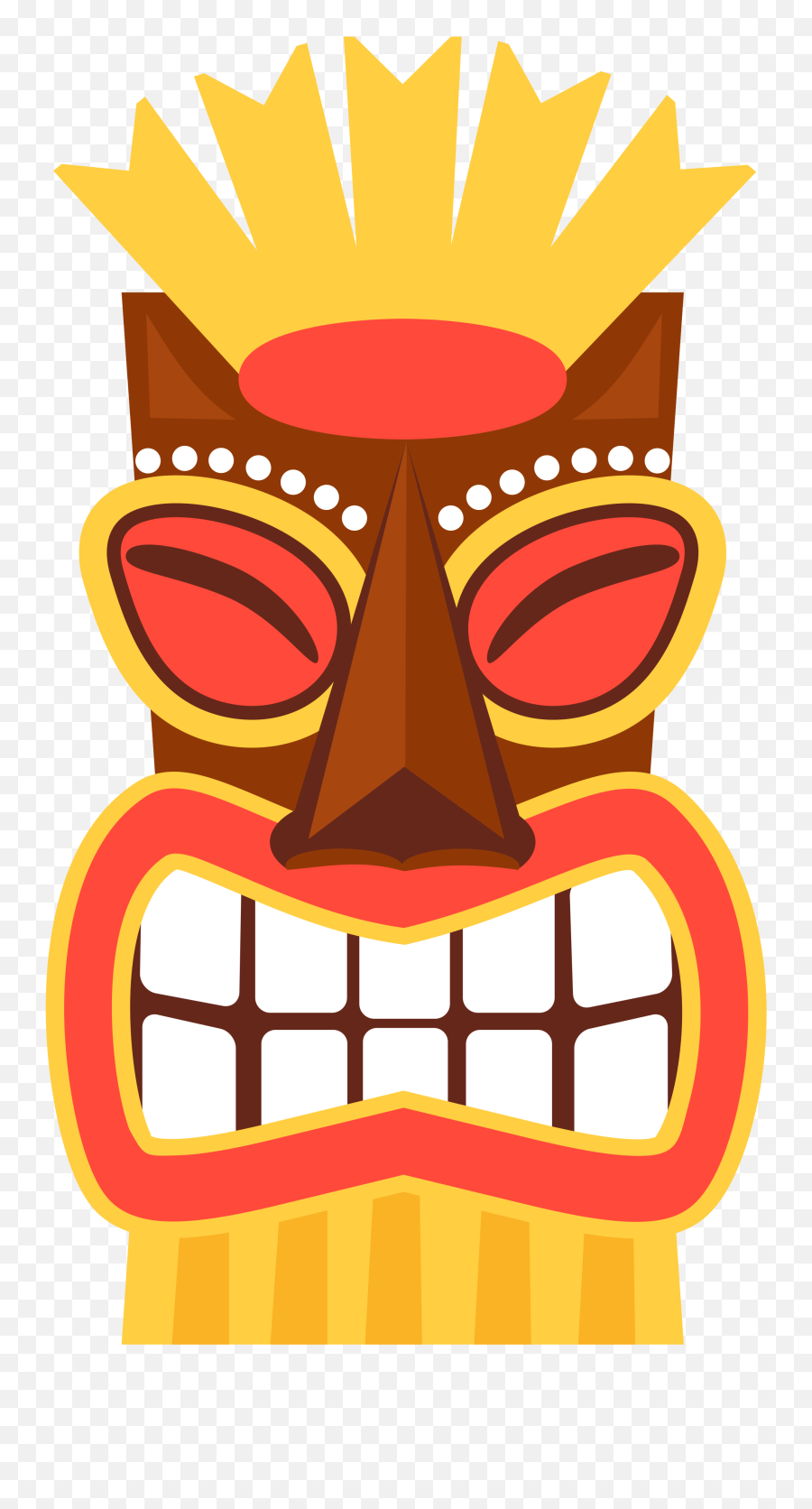 Tiki Clipart Png - Clip Art Tiki Mask,Tiki Png
