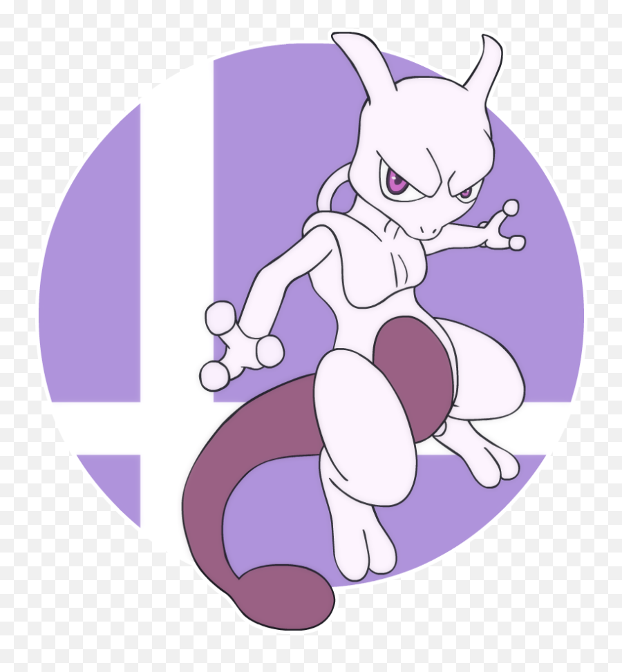 Smash 24 - Mewtwo By Dommydraws On Newgrounds Cartoon Png,Mewtwo Png