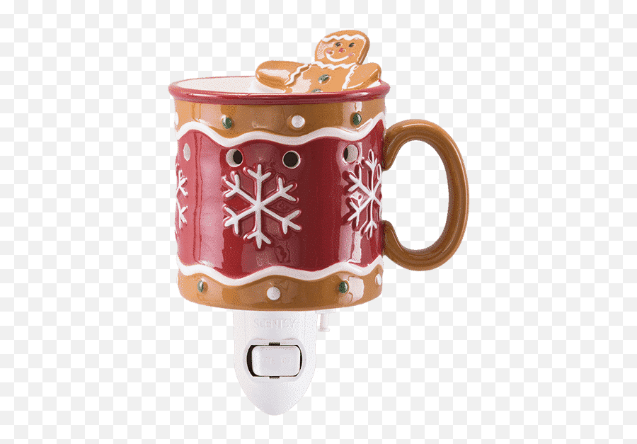 Gingerbread Man Nightlight Mini Scentsy Warmer - Gingerbread Man Mini Warmer Png,Gingerbread Man Png