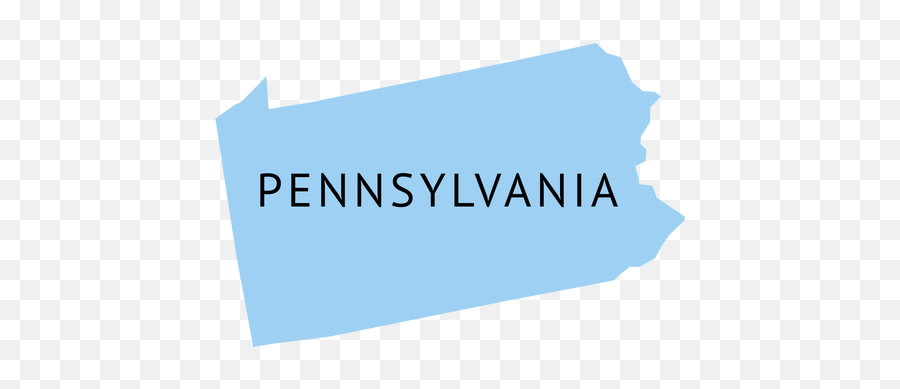 Pennsylvania State Plain Map - Transparent Png U0026 Svg Vector File Pennsylvania State,United States Map Transparent Background