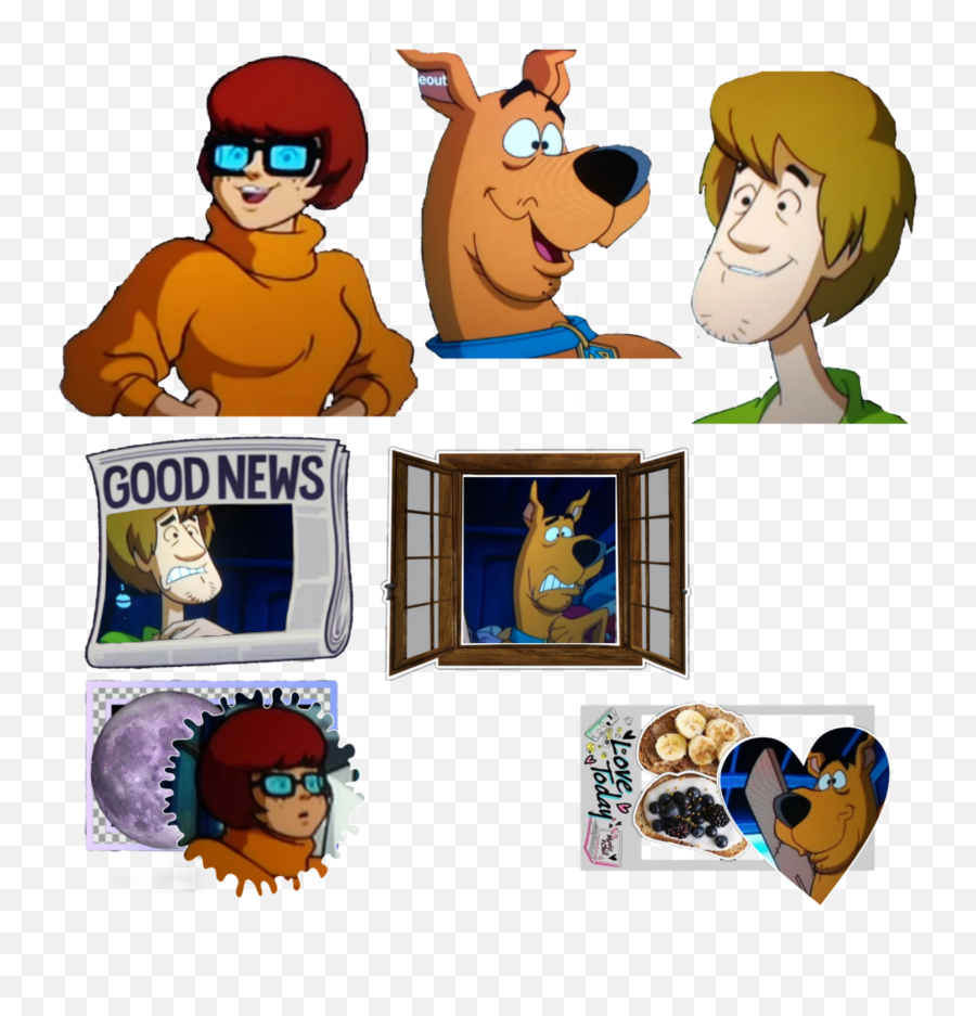 Campscare Velmadinkley Sticker By Toxo Is My Life - Cartoon Png,Shaggy Png