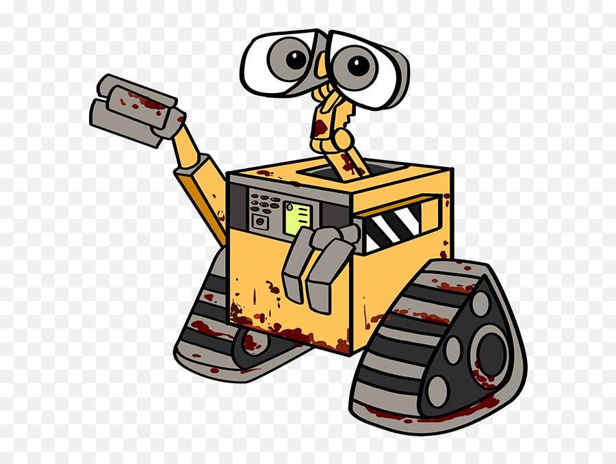 Wall - Draw Wall E Step By Step Png,Wall E Png