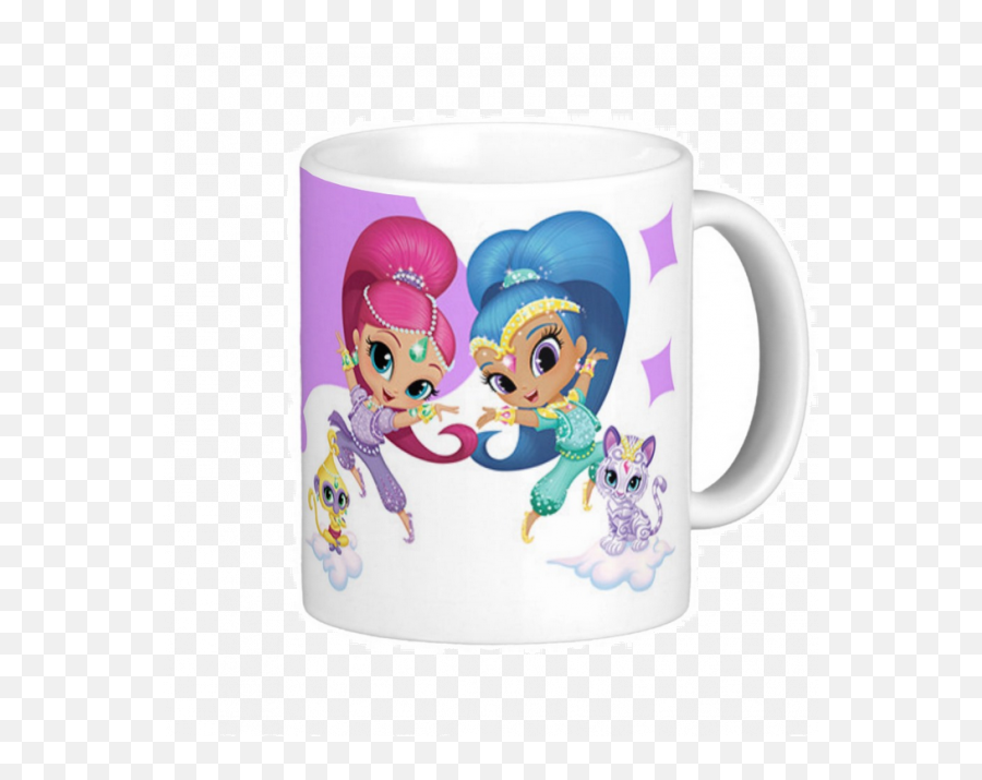 Personalized Shimmer And Shine Kids Plastic Mug 11oz 1 - Birthday Shimmer And Shine Png,Shimmer And Shine Png