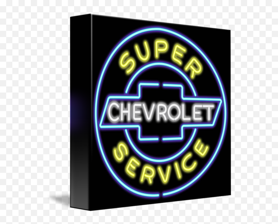 Chevrolet Neon Sign By Ricky Barnard - Neon Sign Png,Neon Sign Png
