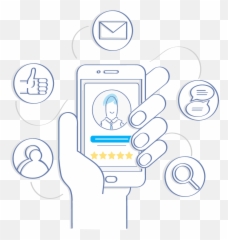 Increase Positive Reviews With Activate Reputation - Technology Applications png