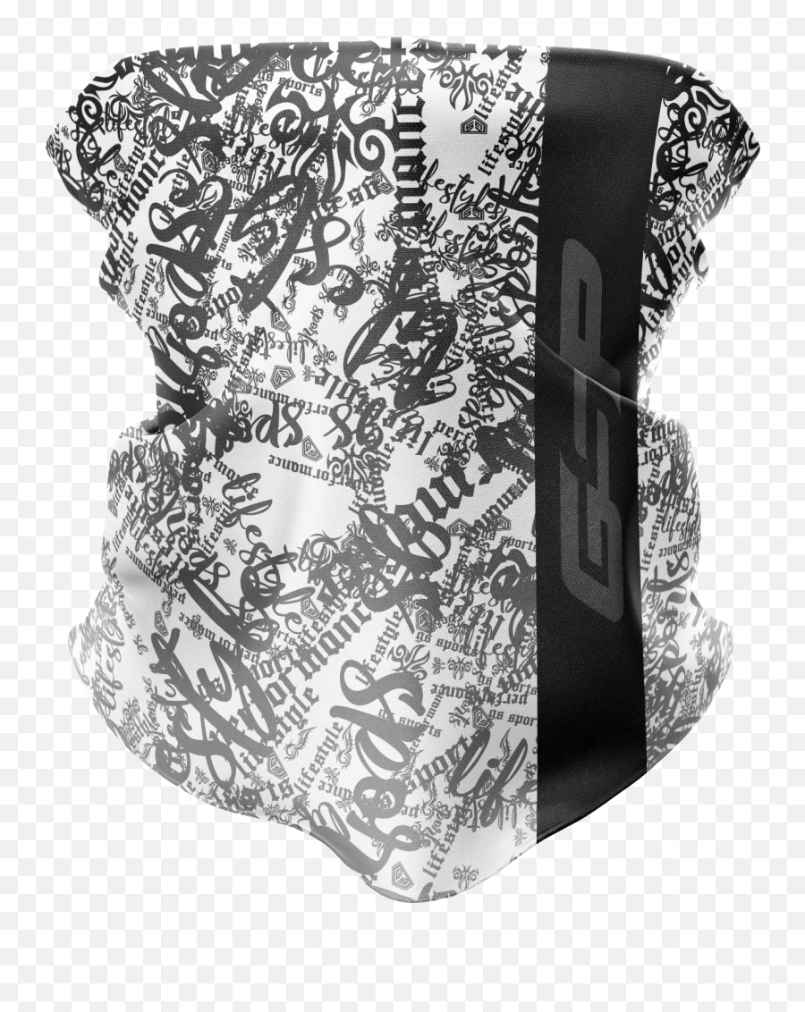 Gsp Neck Gaiter Mask - Tattoo Black White Png,Neck Tattoo Png