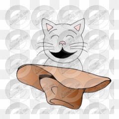 Cat In Hat Picture For Classroom Therapy Use - Great Cat Happy Png,Cat In The Hat Png