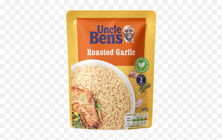 Uncle Benu0027s Special Roasted Garlic Rice 250g - Uncle Bens Tomato And Basil Rice Png,Garlic Png