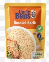 Uncle Benu0027s Special Roasted Garlic Rice 250g - Uncle Bens Tomato And Basil Rice Png,Garlic Png