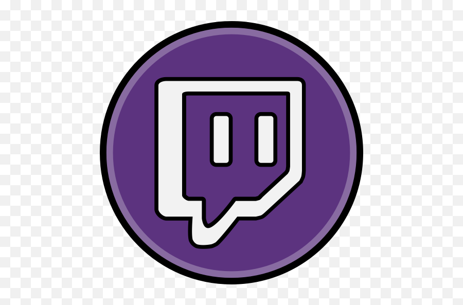Media Twitch Social Icon - Circle Twitch Logo Png,Twitch Icon Transparent
