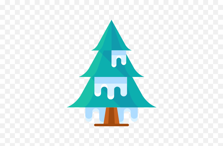 Cold Forest Plant Snow Tree Winter Icon - Winter Tree Icon Png,Forest Tree Png