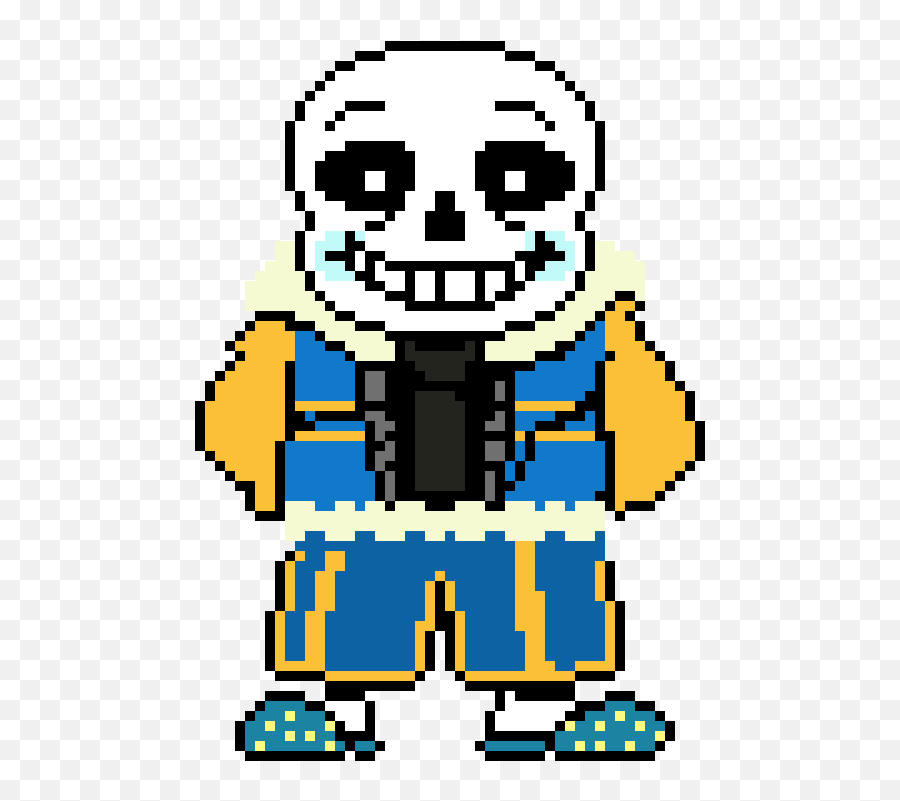 Download Sans Sprite - Outer Sans Pixel Art Png,Sans Sprite Transparent -  free transparent png images 