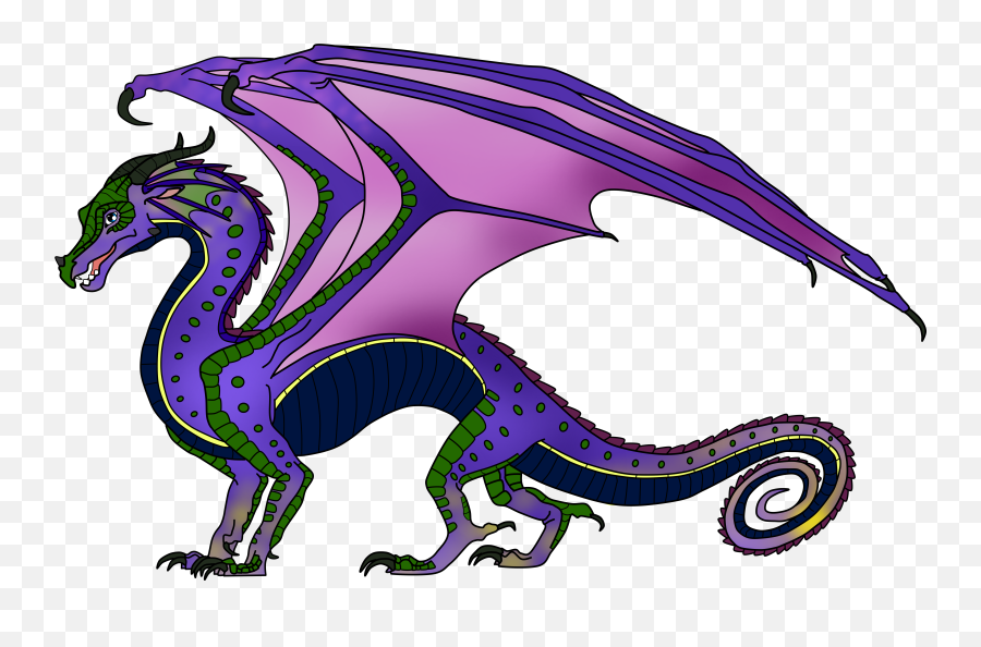 Rainwing For Bravery4 By Lunarnightmares981 - Wings Rainwing Wings Of Fire Png,Dragons Png