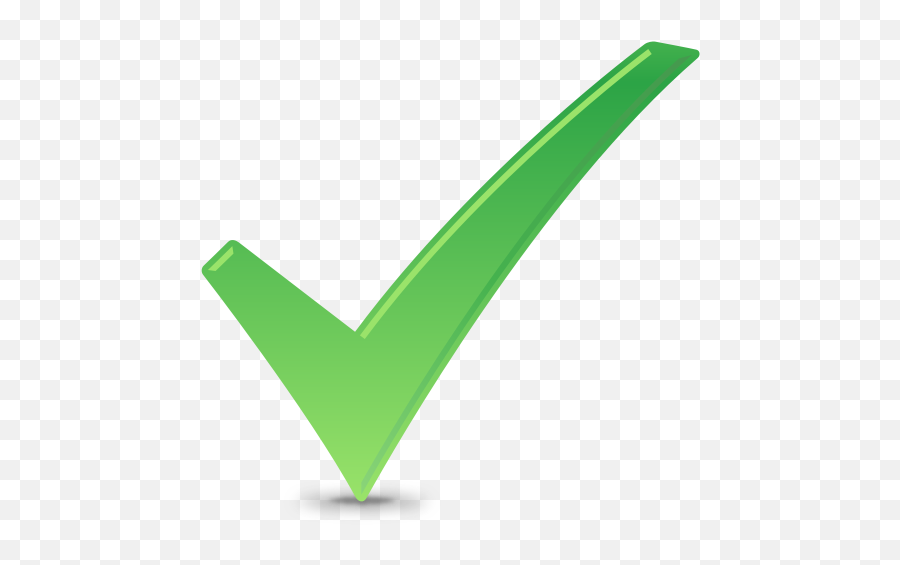 green checkmark transparent png