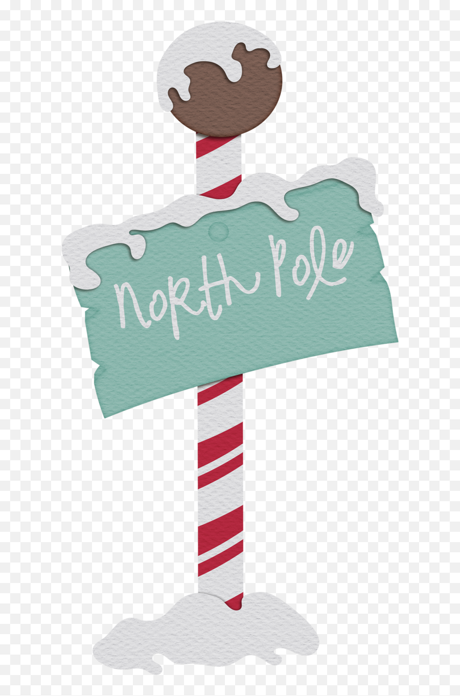 North Pole Sign Clipart - North Pole Sign Png,North Pole Png