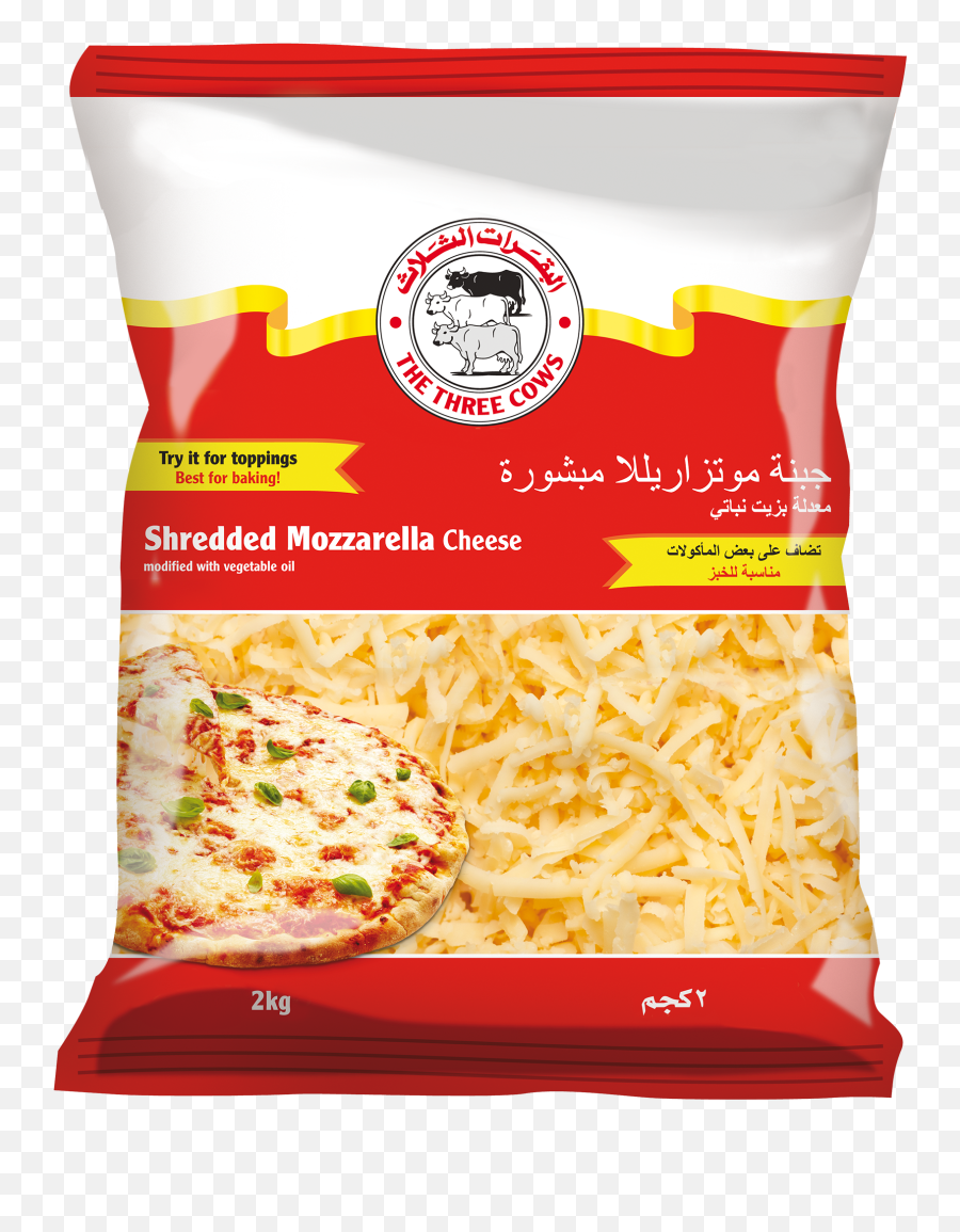 Three Cows Mozzarella Cheese 200g Png - 3 Cow Mozzarella Cheese 1kg,Shredded Cheese Png