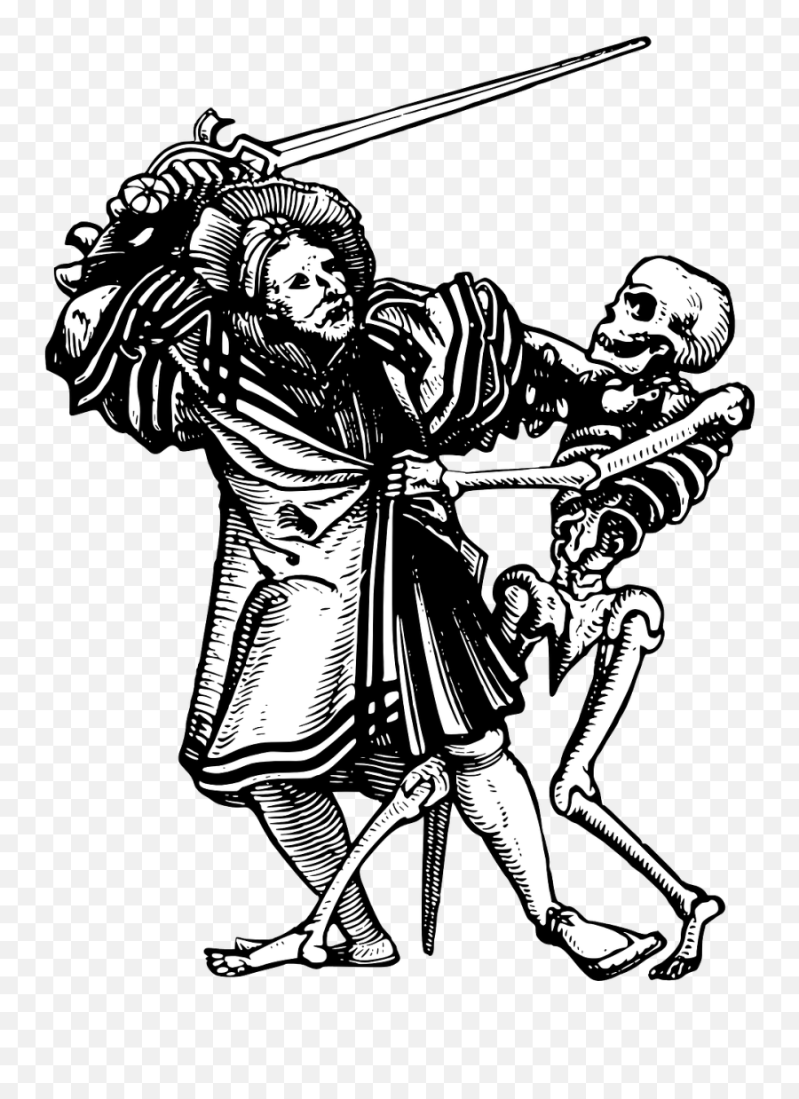 Download Free Photo Of Skeletonmanswordfightingfight - Public Domain Medieval Art Png,Sword Vector Png