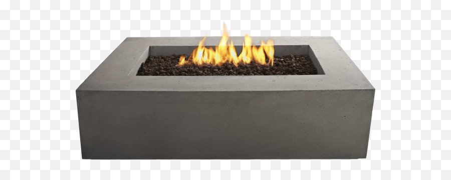 Real Flame Baltic Rectangle Fire Table - Real Flame Baltic Rectangle Natural Gas Fire Table Png,Real Flame Png