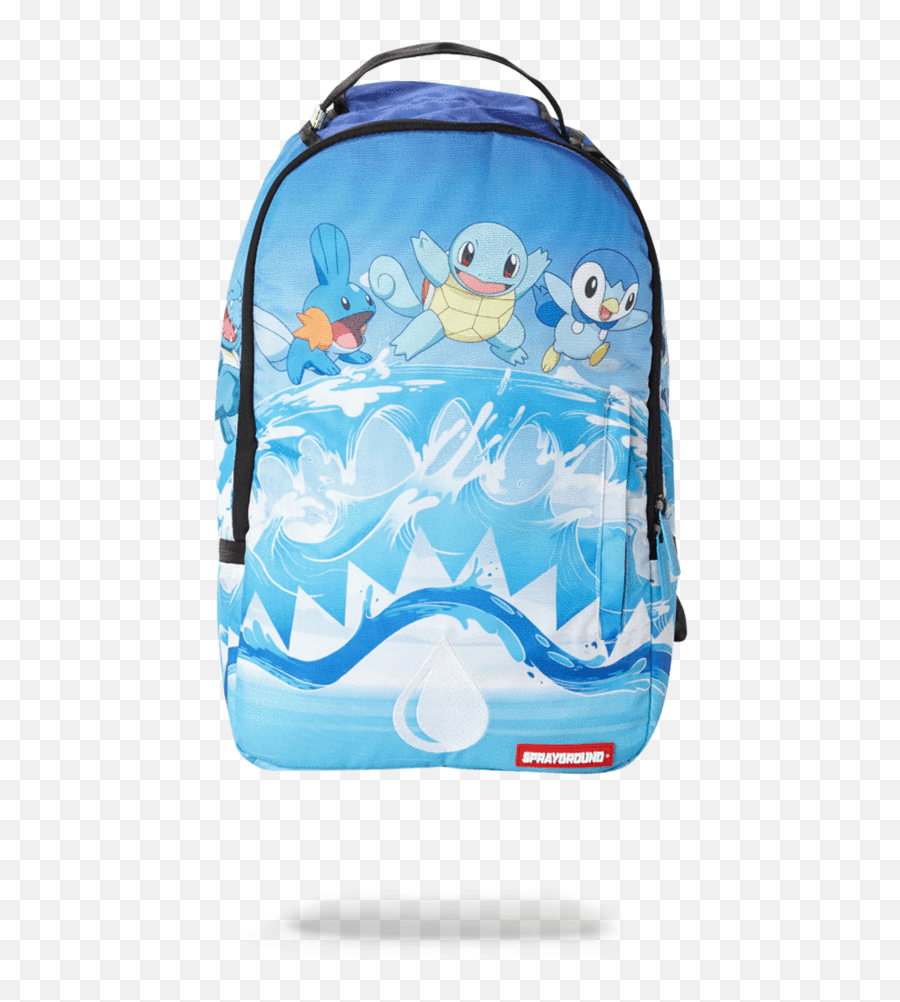 Pokemon Squirtle Water Shark - Sprayground Pokemon Backpack Png,Squirtle Transparent