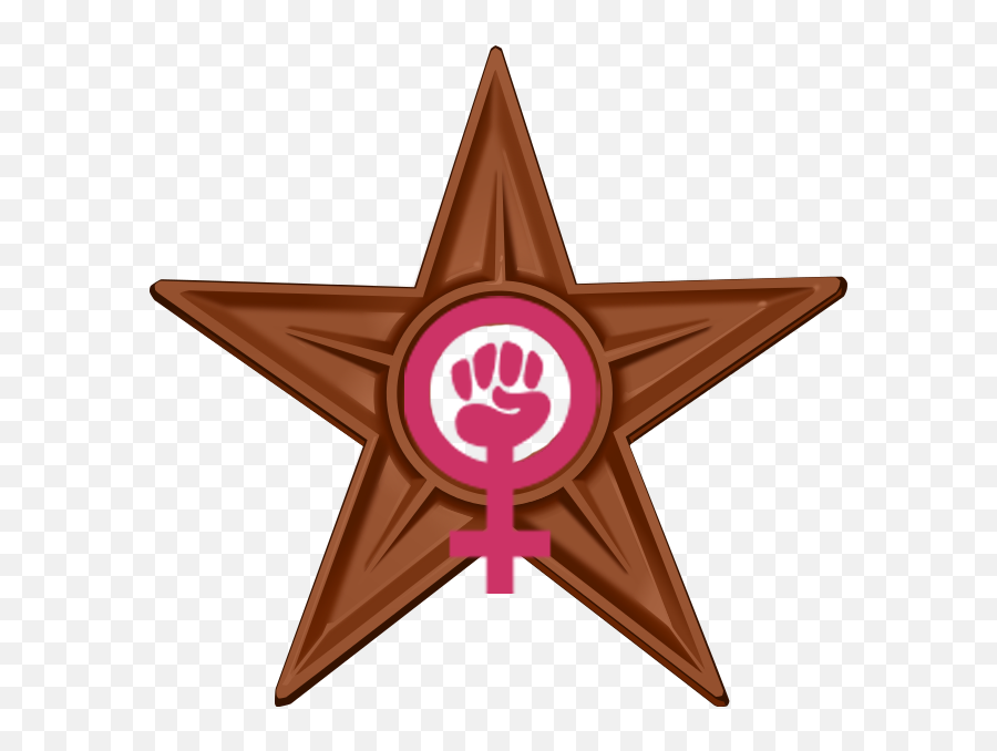 Filefeminism Barnstar Hirespng - Wikimedia Commons Barnstar,Feminism Png