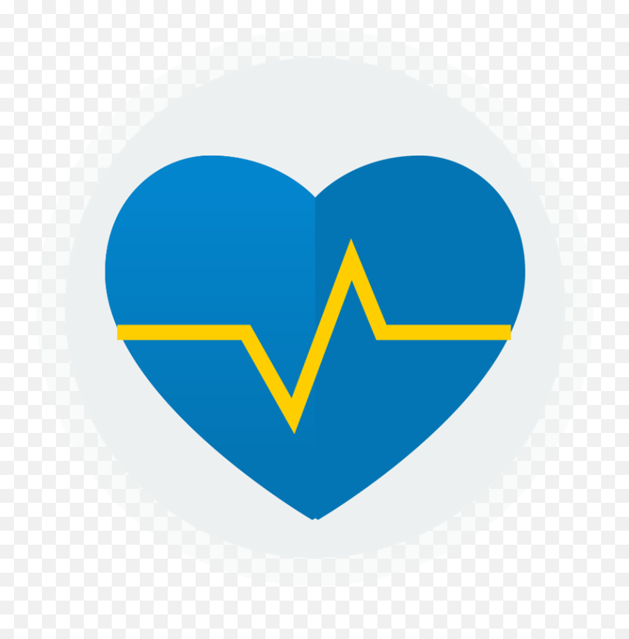 Icon Of A Heart With An Ekg Line Going - Vertical Png,Ekg Icon