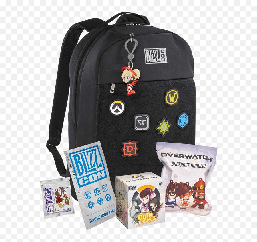 Blizzcon 2017 Reveals Goody Bag - Blizzard Goodie Bag Png,Icon Tank Bag Backpack