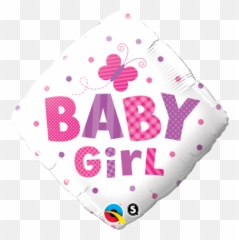 Baby Foils - Balony Baby Girl Png,It's A Girl Png