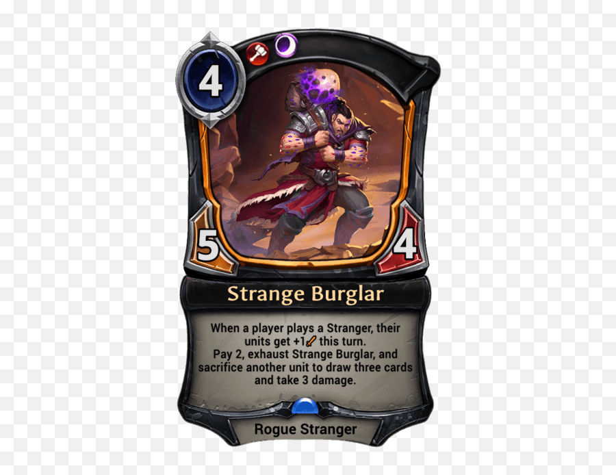 Strange Burglar Eternal Cards Warcry - Eternal Warcry Dragons Png,Burglar Png