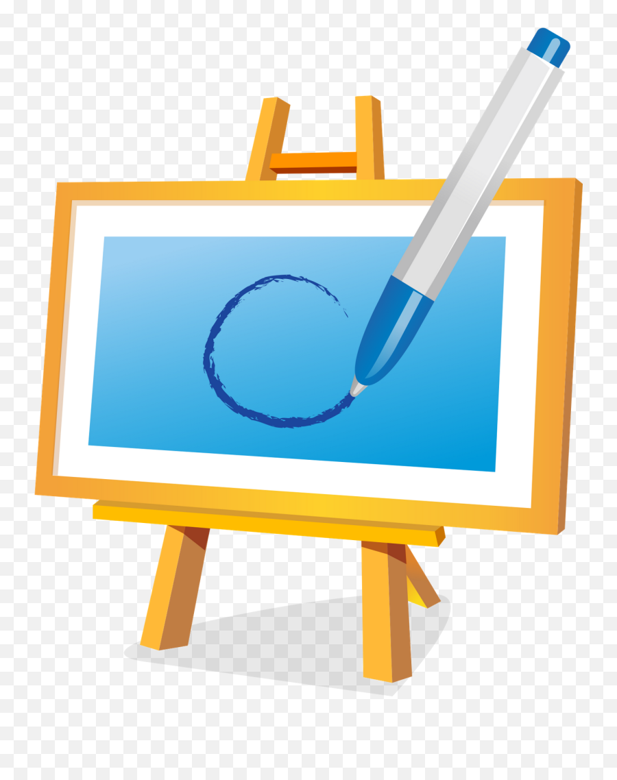 Download Png Transparent Library Paint - Painting,Easel Icon Png