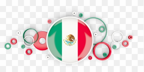 Mexico Flag Circle Png - Transparent Background Uk