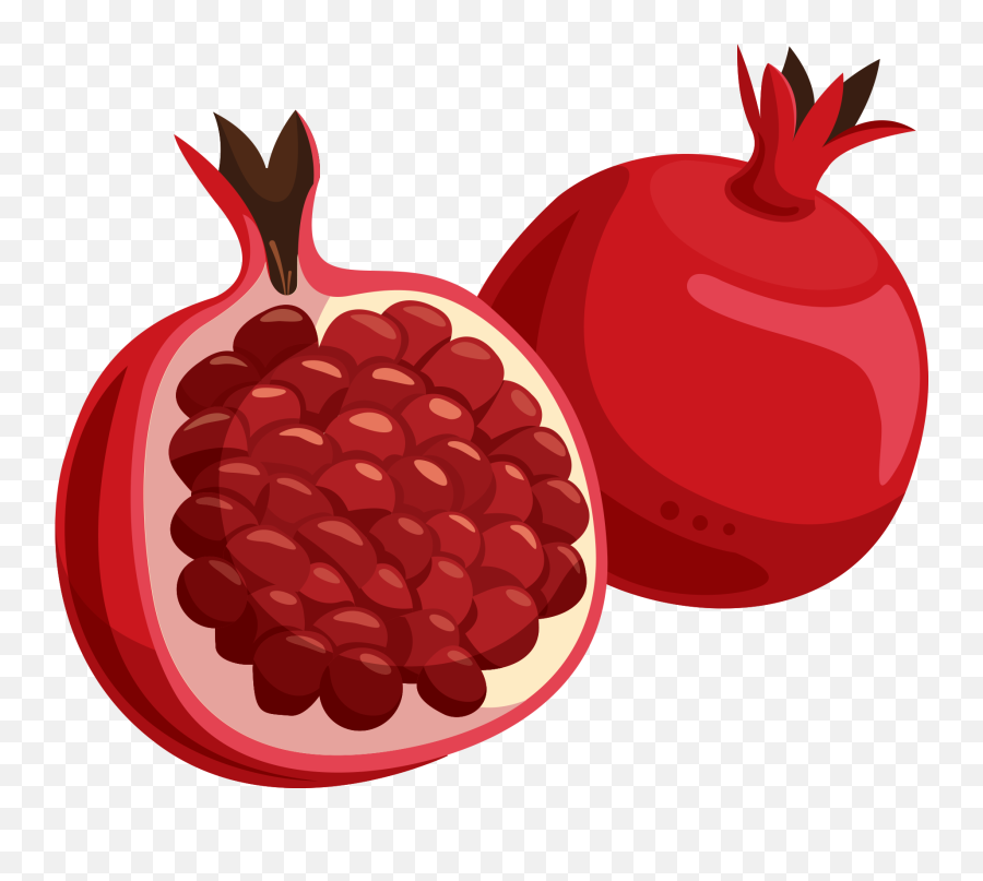 Pomegranate Fruit Png Hd Image Free - Transparent Background Pomegranate Clipart,Fruit Clipart Png