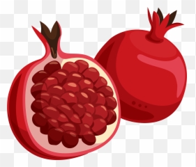 Pomegranate Fruit Png Hd Image Free - Transparent Background Pomegranate Clipart,Fruit Clipart Png