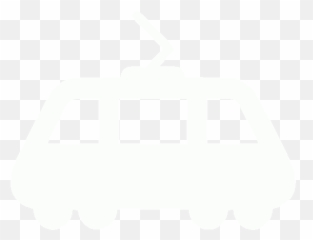 White Tram Icon - Pink png