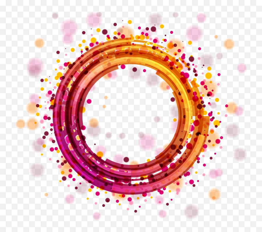 Light Abstract Euclidean Vector Circle - Abstract Colorful Circle Png,Light Circle Png