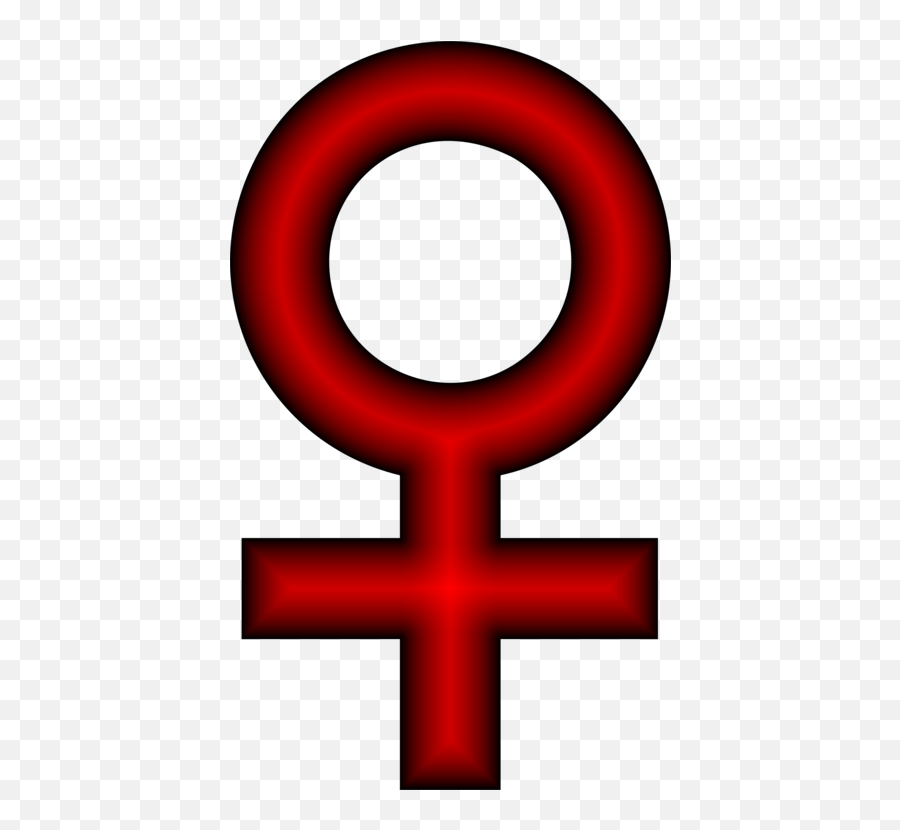 Hd Gender Symbol Female Femininity Sign - Red Female Symbol Png,Female Symbol Png