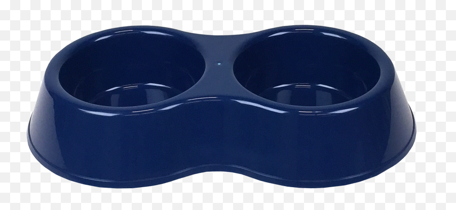 Pet Double Dog Bowl Blue - Plastic Png,Dog Bowl Png