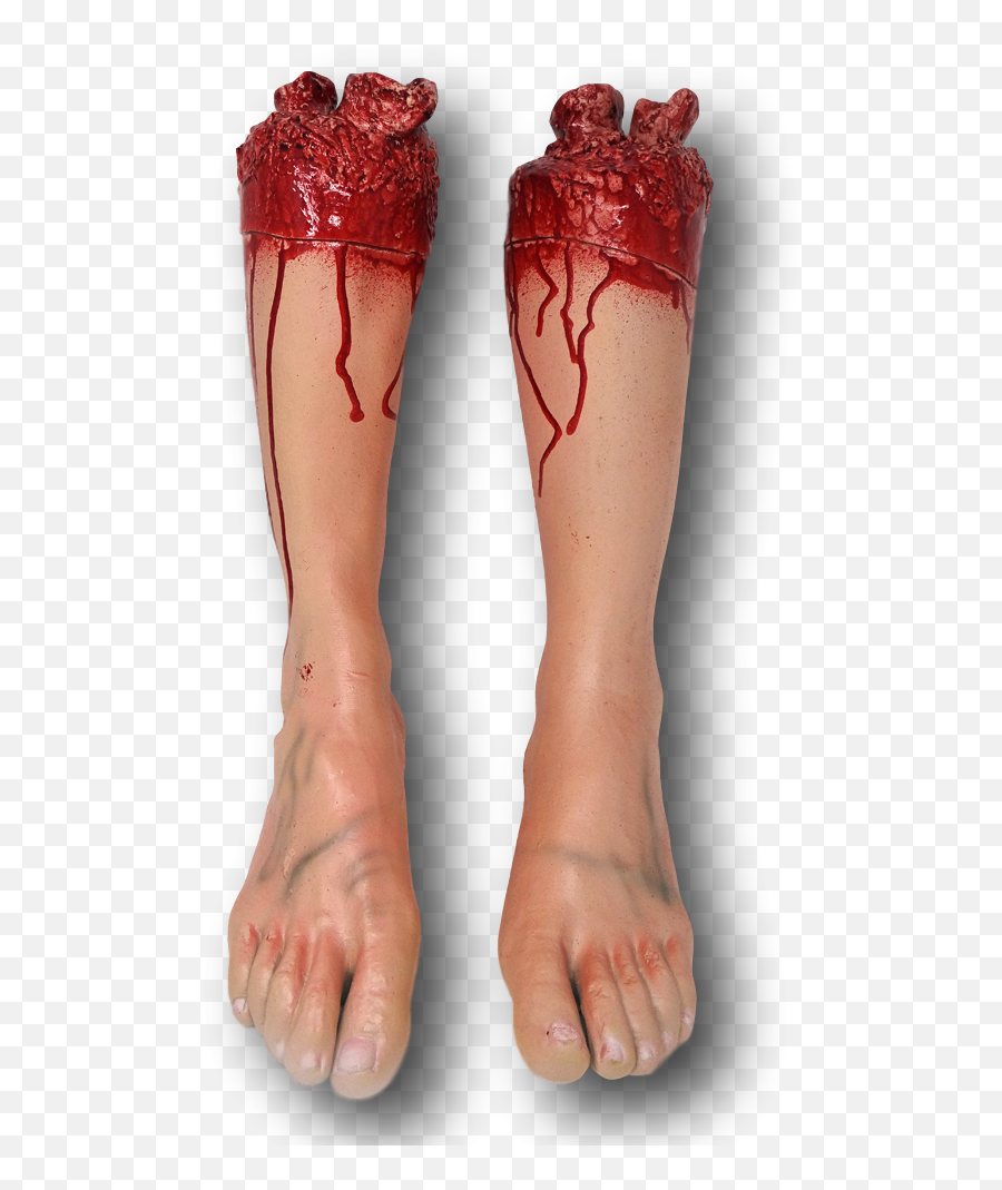 Arm Foot Fake Bloody Prop Halloween - Severed Legs Png,Blood Cut Png