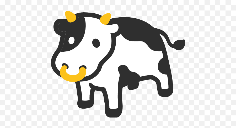 Cow Emoji For Facebook Email Sms - Emoji Cow Png,Cow Emoji Png