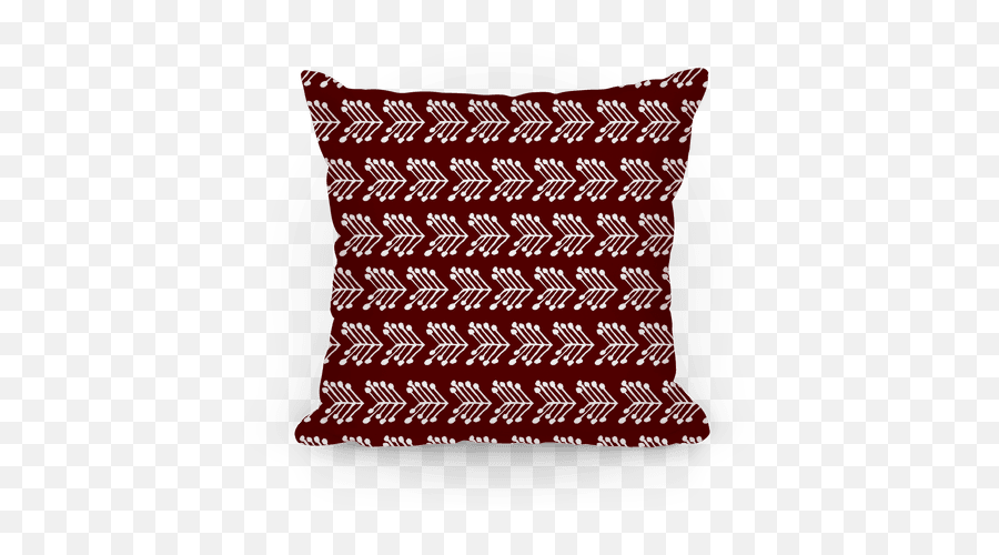 Cute Maroon Chevron Pattern Pillows - Cushion Png,Chevron Pattern Png