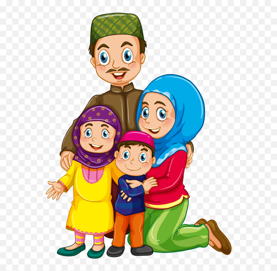 Download Hd - Muslim Family Clipart Muslim Family Clipart Png,Family Clipart Png