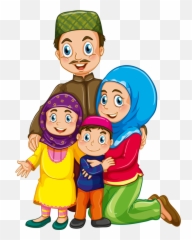 Download Hd - Muslim Family Clipart Muslim Family Clipart Png,Family Clipart Png