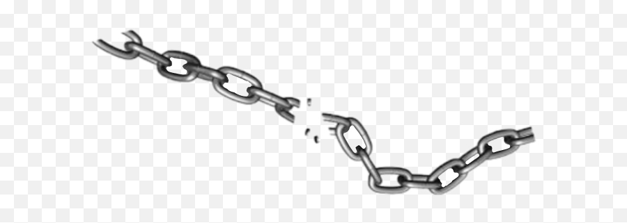 Chain Chains Aesthetic Tumblr Grunge Edgy Punk Emo Eboy - Transparent Broken Chains Png,Chains Transparent Background