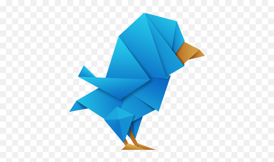 Origami - Bird Png Origami,Twitter Bird Png